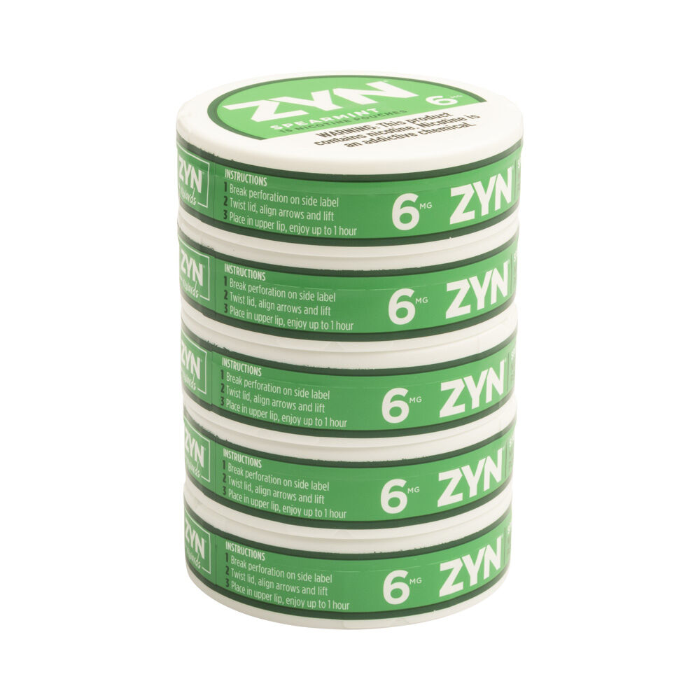 Spearmint 6MG Nicotine Pouches, , jrcigars